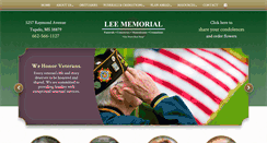 Desktop Screenshot of leememorialonline.com